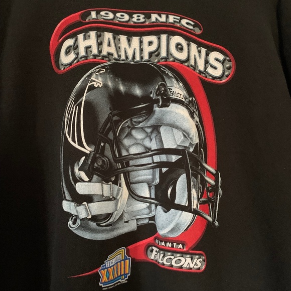 Vintage 1998 Atlanta Falcons NFC Champions Crewneck - Picture 3 of 6